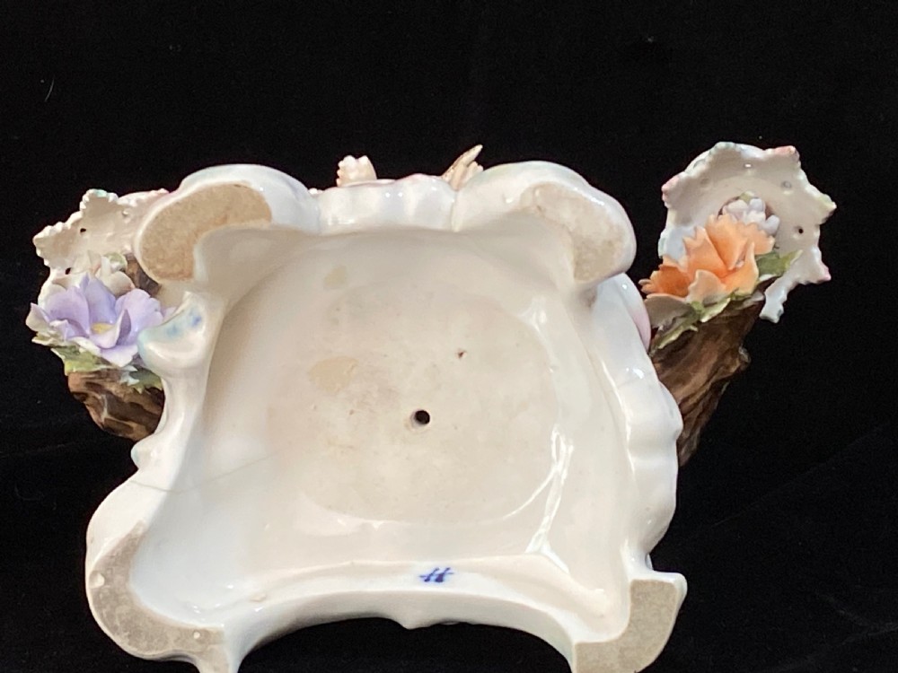 Pair of Sitzendorf Candelabra View X