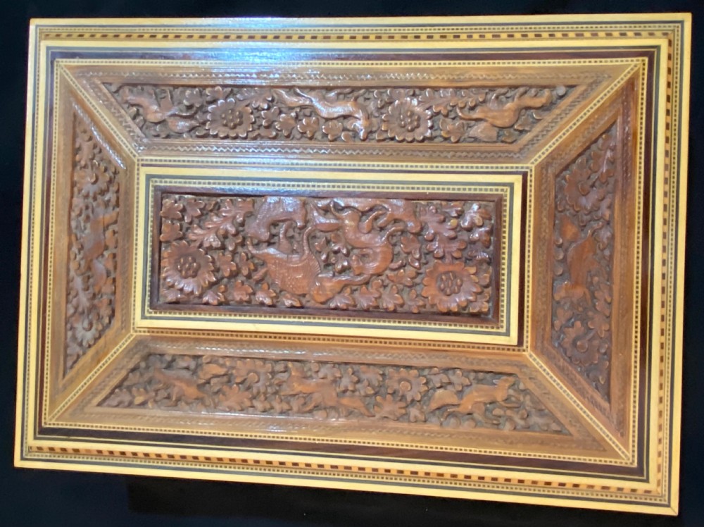Anglo-Indian Sandalwood and Sadeti Work Box View VI