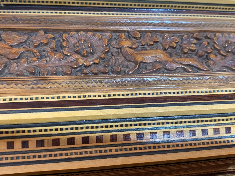 Anglo-Indian Sandalwood and Sadeti Work Box View VIII