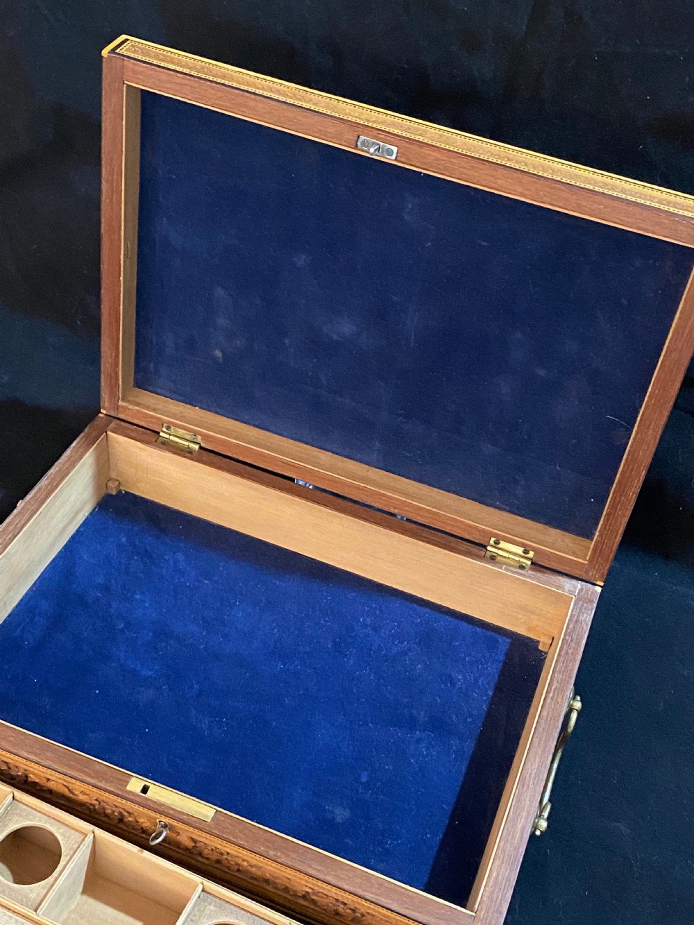 Anglo-Indian Sandalwood and Sadeti Work Box View XVIII