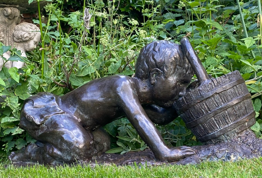 Bronze Water Fountain of Large Proportions.