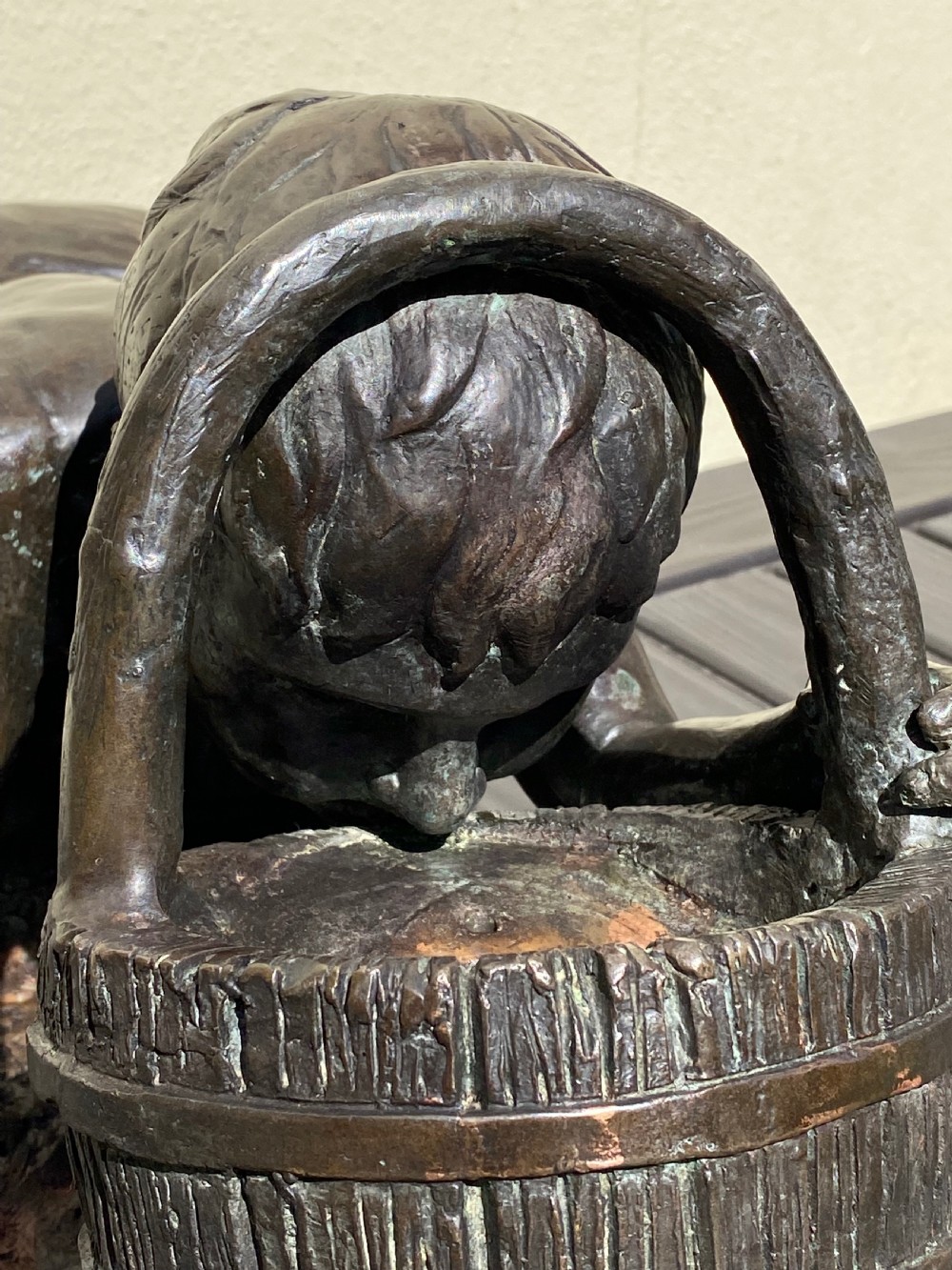 Bronze Water Fountain of Large Proportions. View VIII