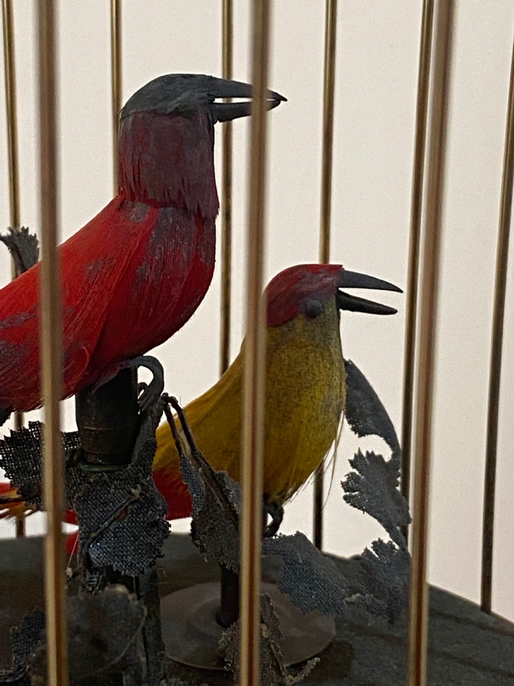 French Singing Birds in Cage  Automaton View VIII