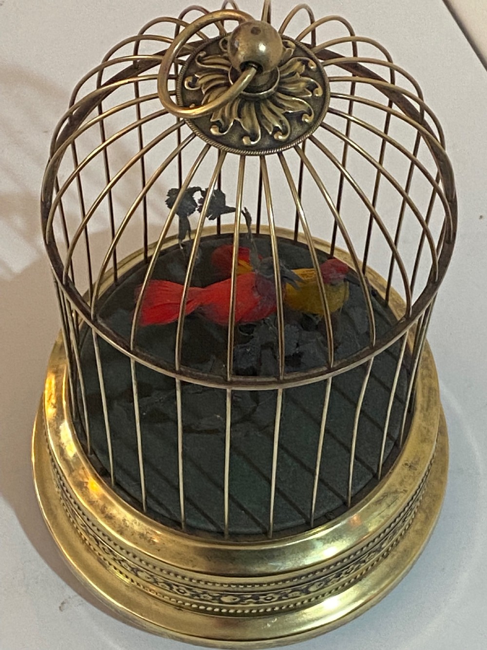 French Singing Birds in Cage  Automaton View IX