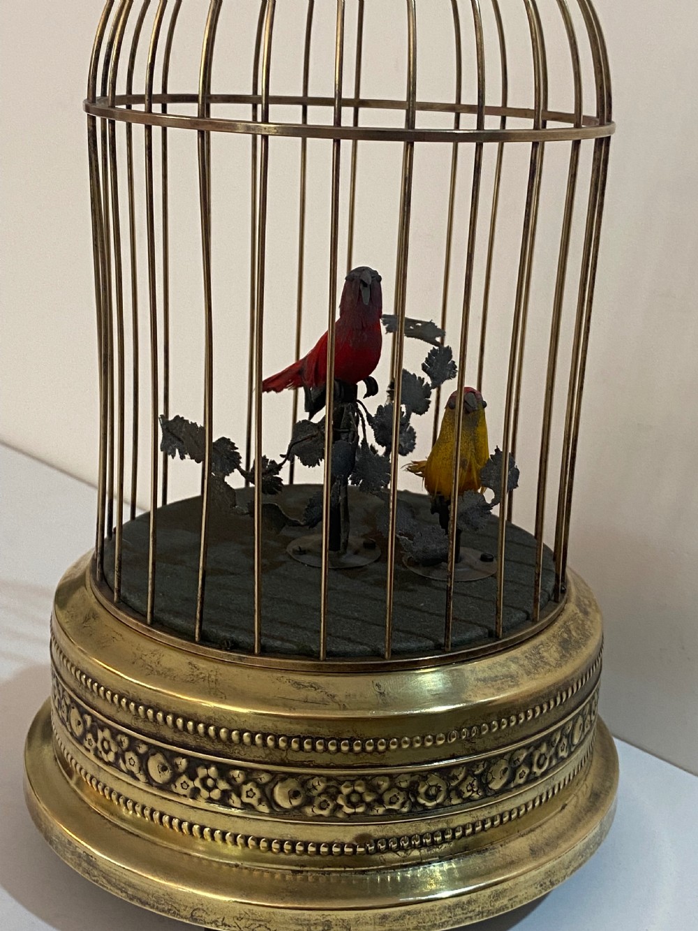 French Singing Birds in Cage  Automaton View XI