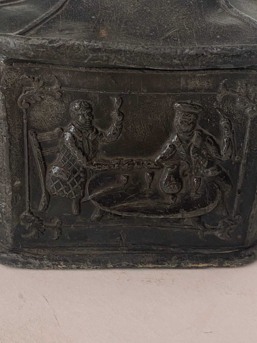 Pair of George II Lead Tobacco Boxes View IV