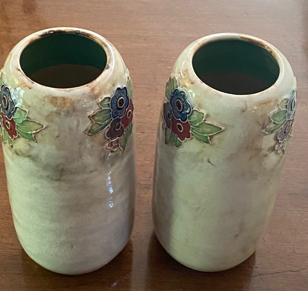 Masonic Interest Royal Doulton Vases View II