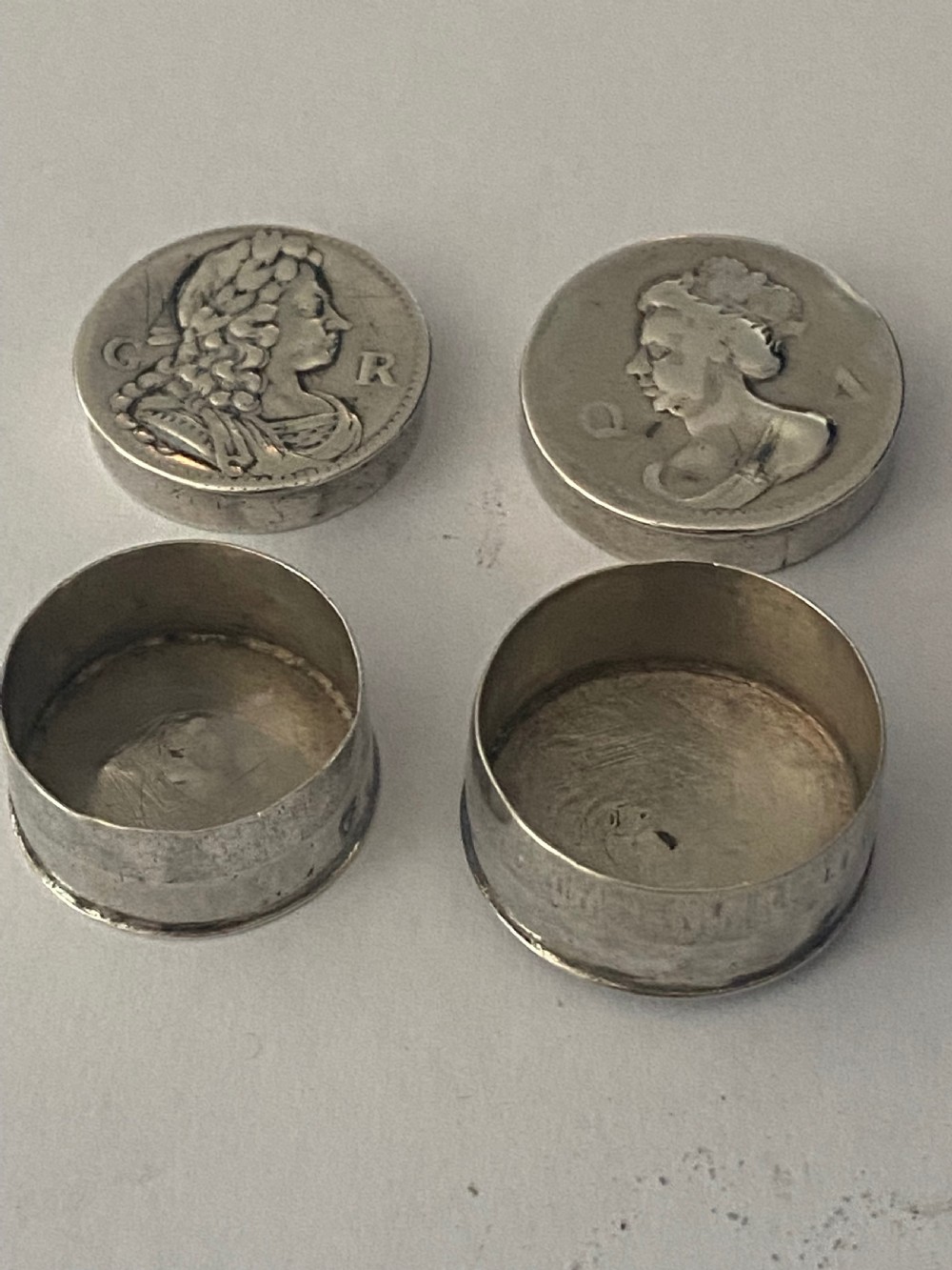 Georgian Silver Patch Boxes View X