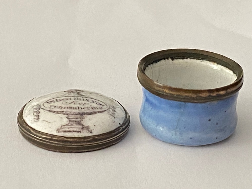 18th Century Staffordshire Pill Box View VIII