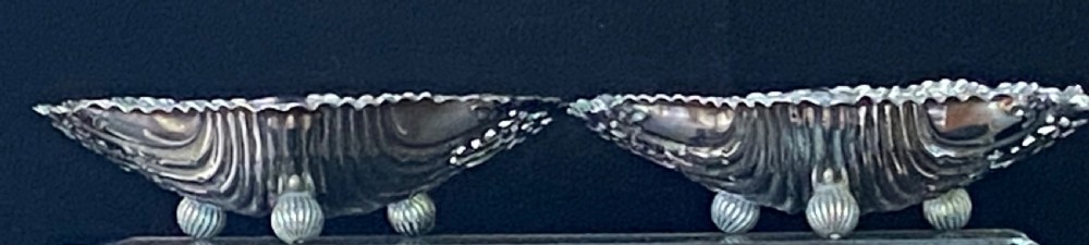 Pair of 19th Century Silver Bon-Bon Dishes View III