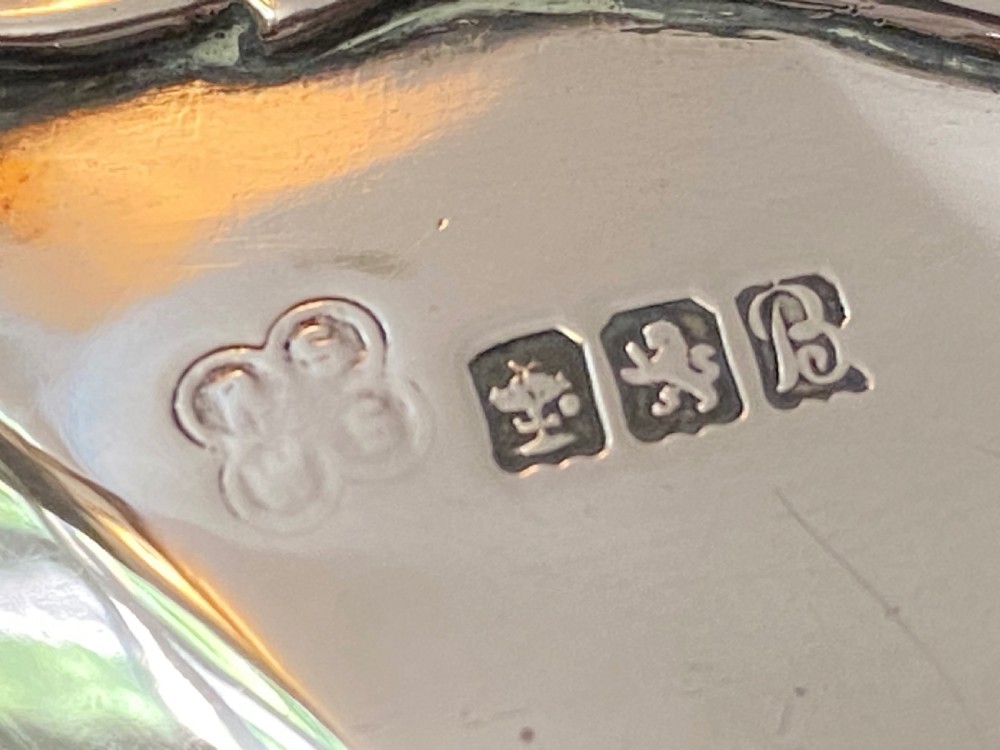 Pair of Scottish Silver Boat Shaped Dishes View VIII