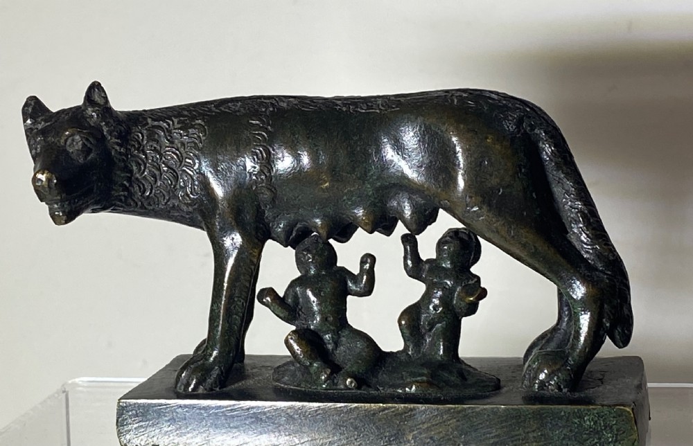 Grand Tour Bronze of the Capitoline Wolf