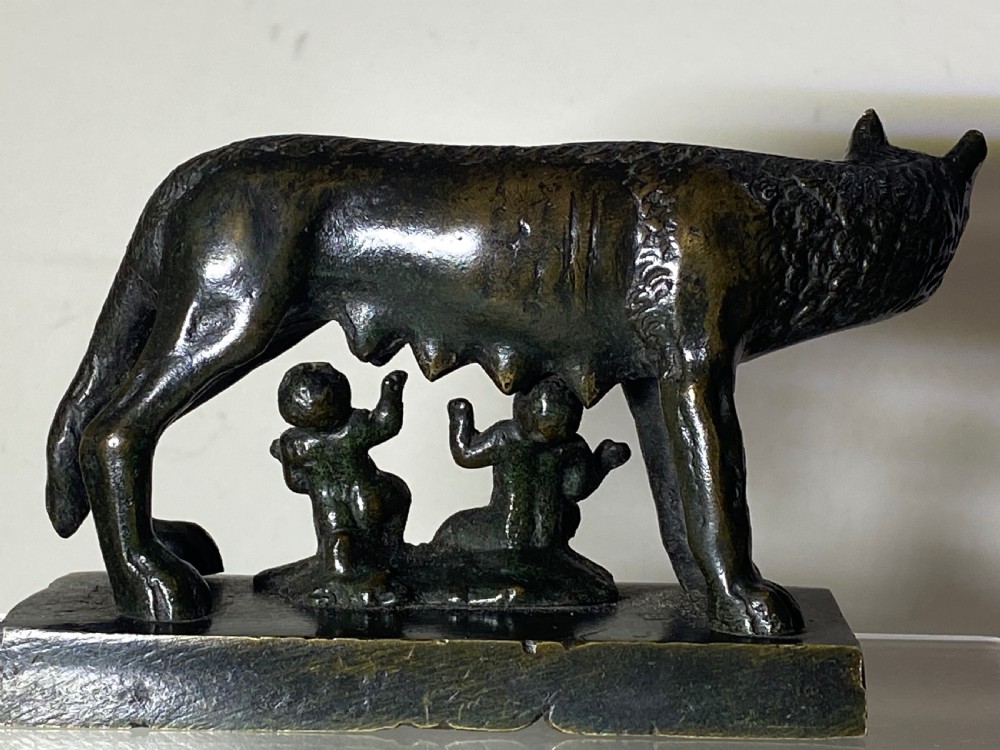 Grand Tour Bronze of the Capitoline Wolf View II