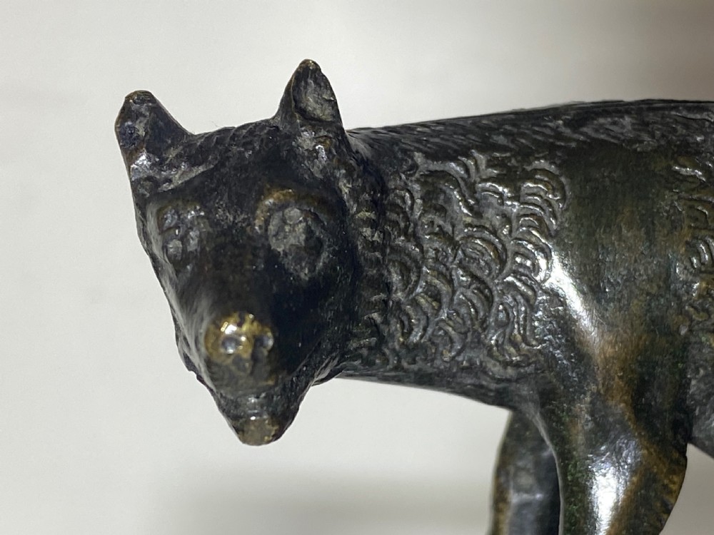 Grand Tour Bronze of the Capitoline Wolf View IV