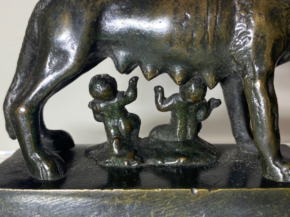 Grand Tour Bronze of the Capitoline Wolf View VI