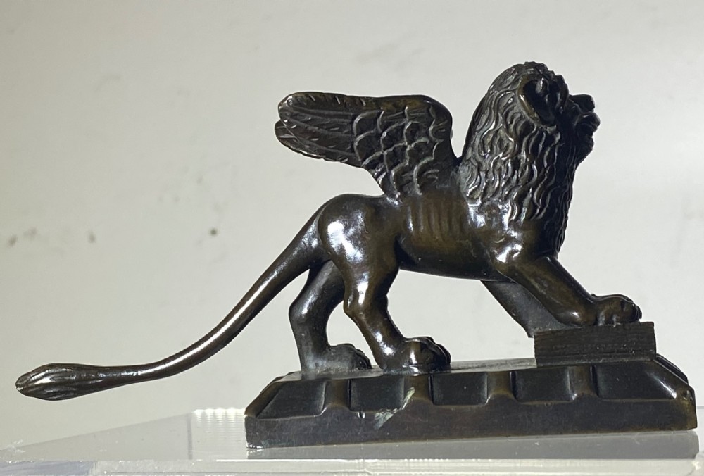 Grand Tour Bronze Winged Lion of Venice View II