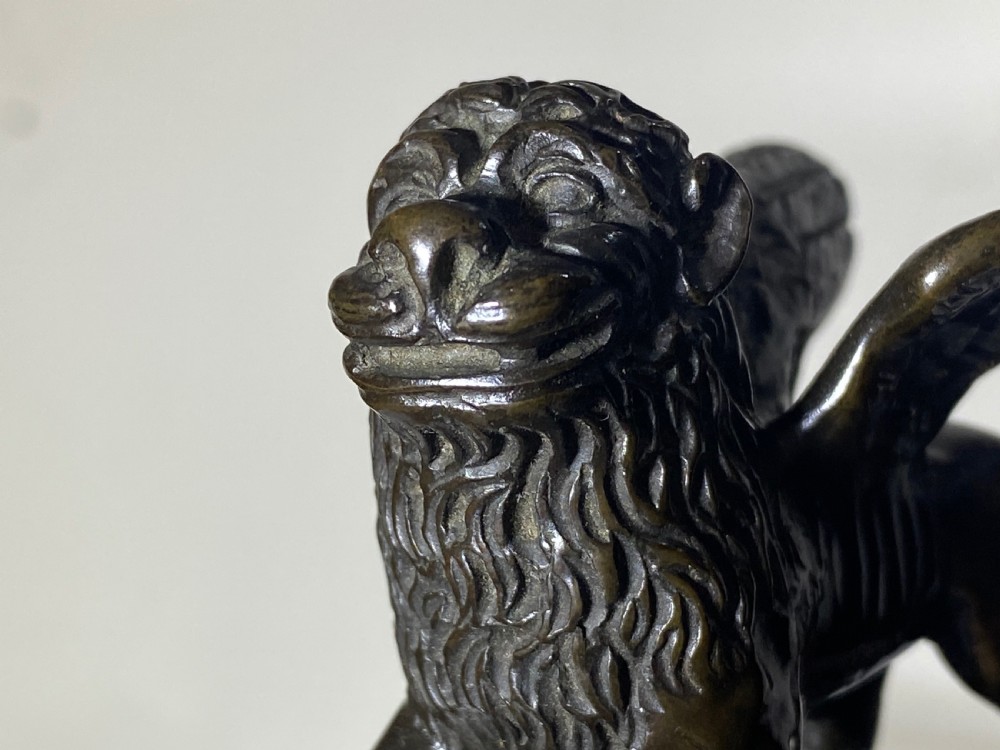 Grand Tour Bronze Winged Lion of Venice View III