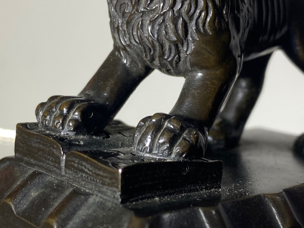 Grand Tour Bronze Winged Lion of Venice View IV