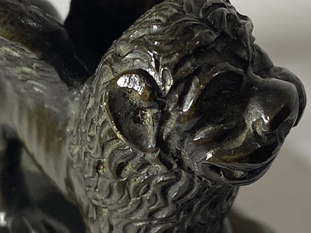 Grand Tour Bronze Winged Lion of Venice View VIII