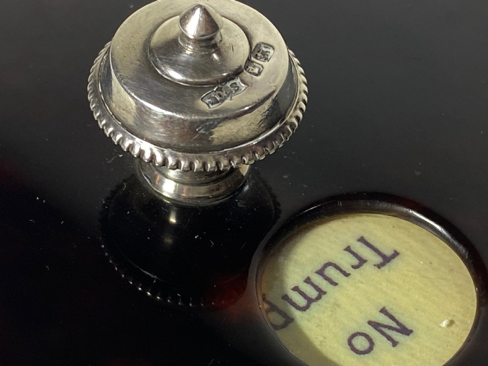 Tortoiseshell and Stirling silver Trump Marker View III