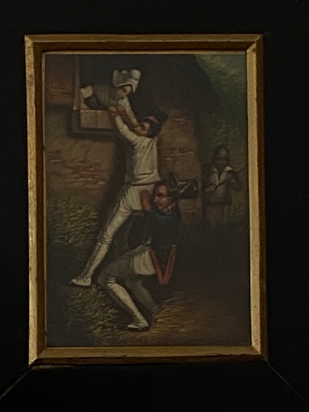 Miniature Oil on Tin Circa 1830 View III