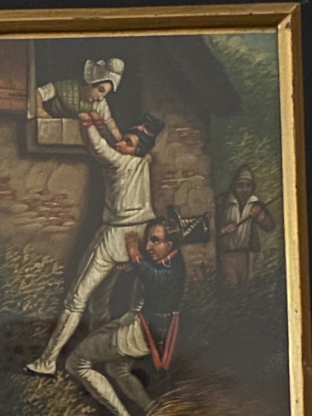 Miniature Oil on Tin Circa 1830 View IV