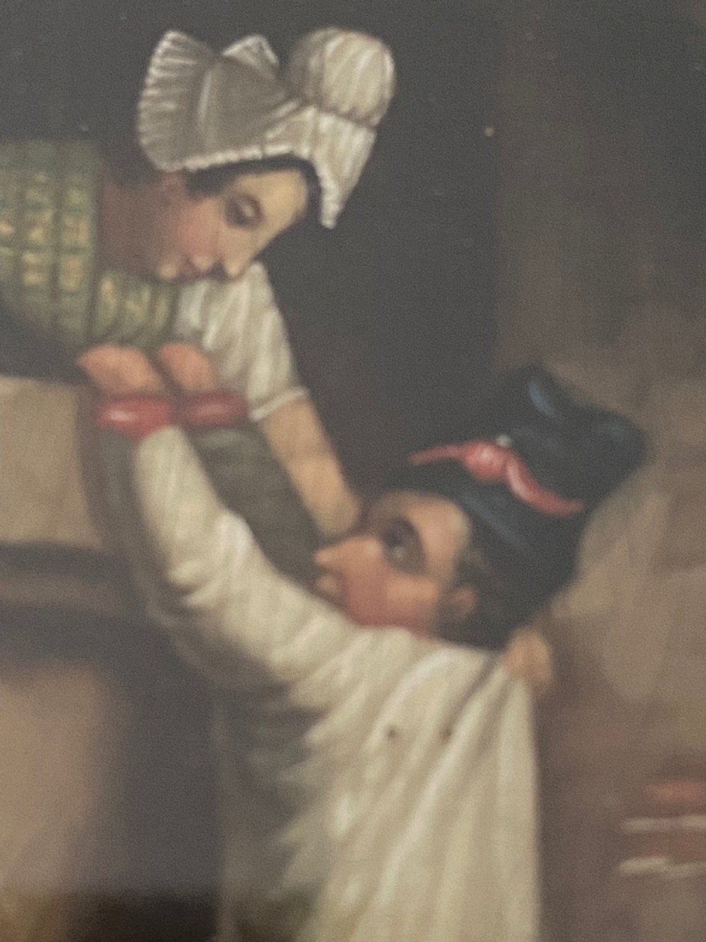 Miniature Oil on Tin Circa 1830 View VI
