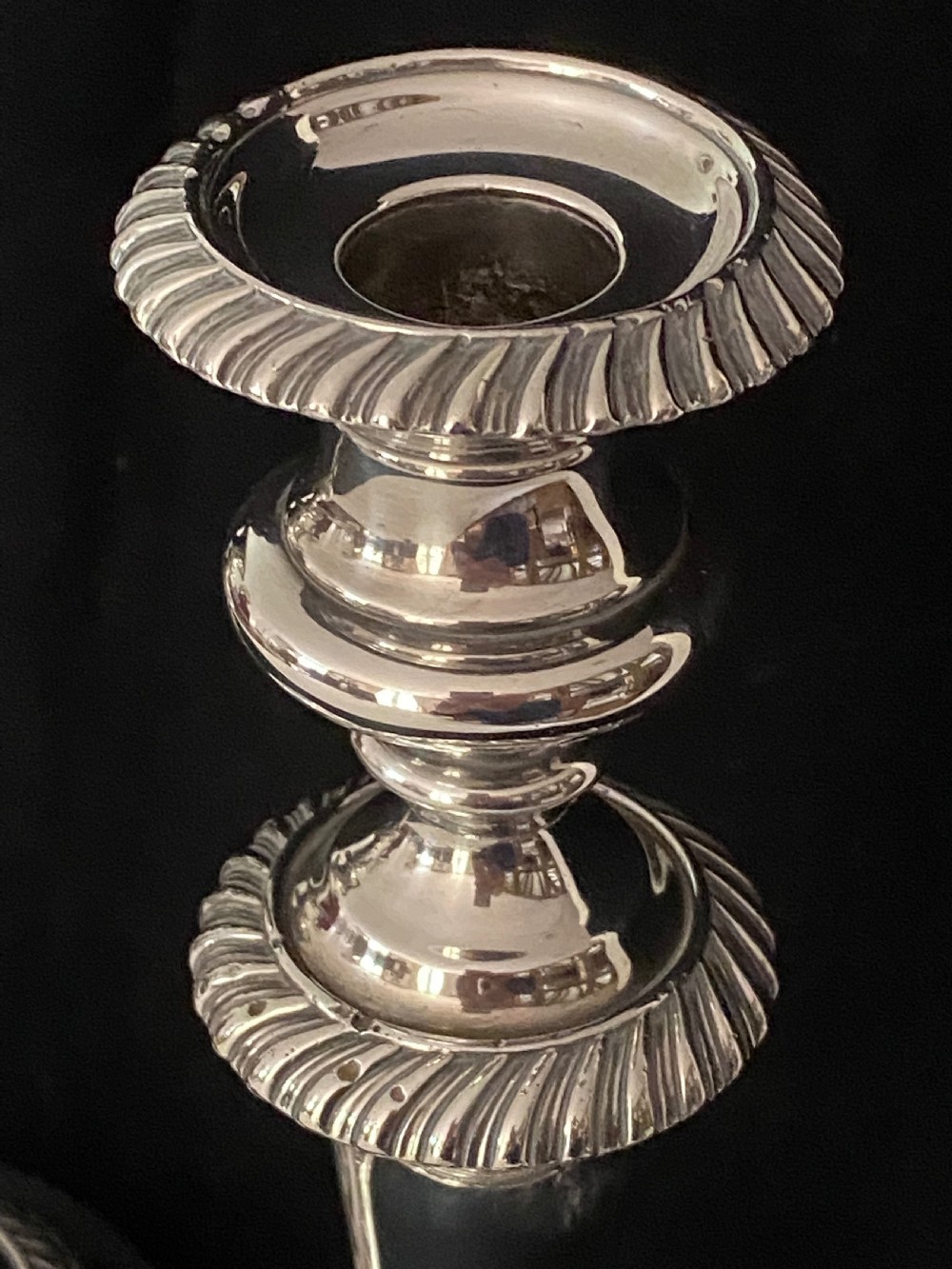 Silver Plated Candlesticks late 19th Century View III