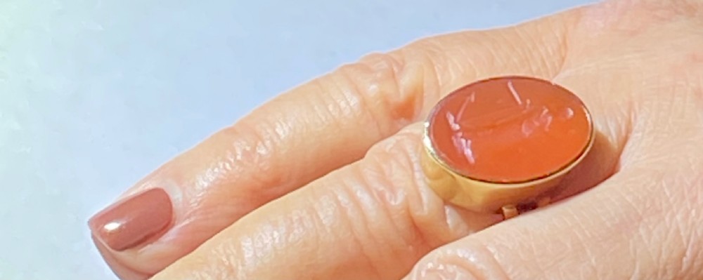 Victorian Carnelian Intaglio Ring View VII