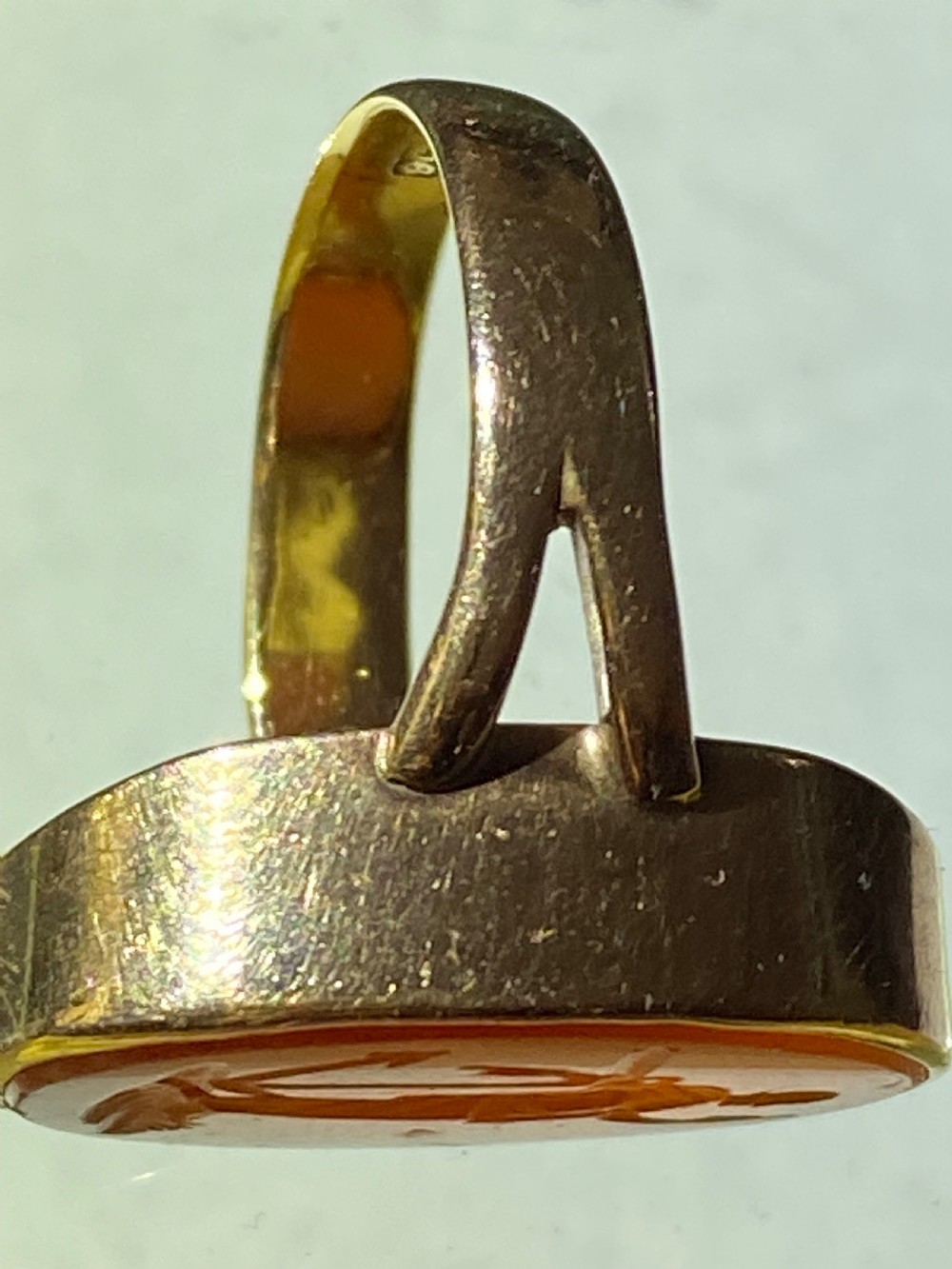 Victorian Carnelian Intaglio Ring View IX
