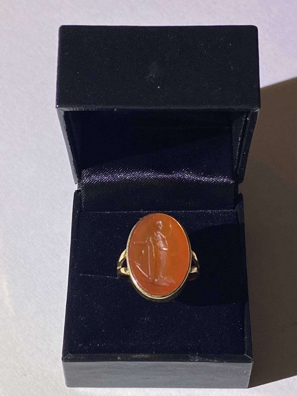 Victorian Carnelian Intaglio Ring View XIV