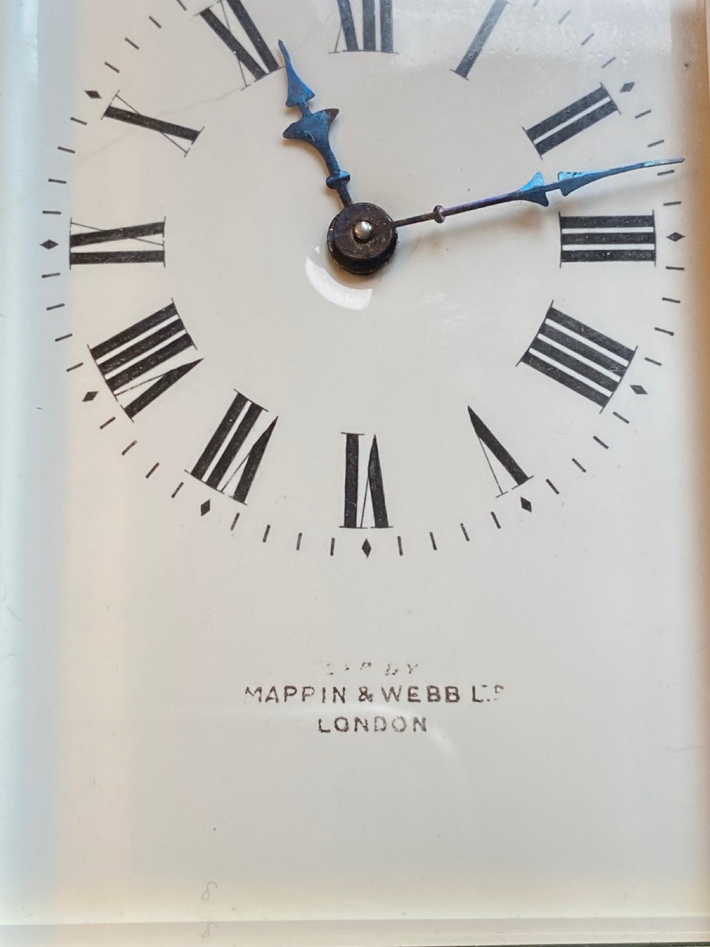 Mappin and Webb Brass Carriage Clock with Case View IX