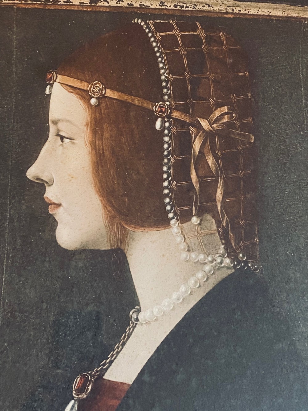 Antique Print of Beatrice d'Este by The Medici Society View II