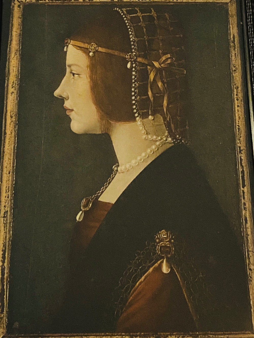 Antique Print of Beatrice d'Este by The Medici Society View III