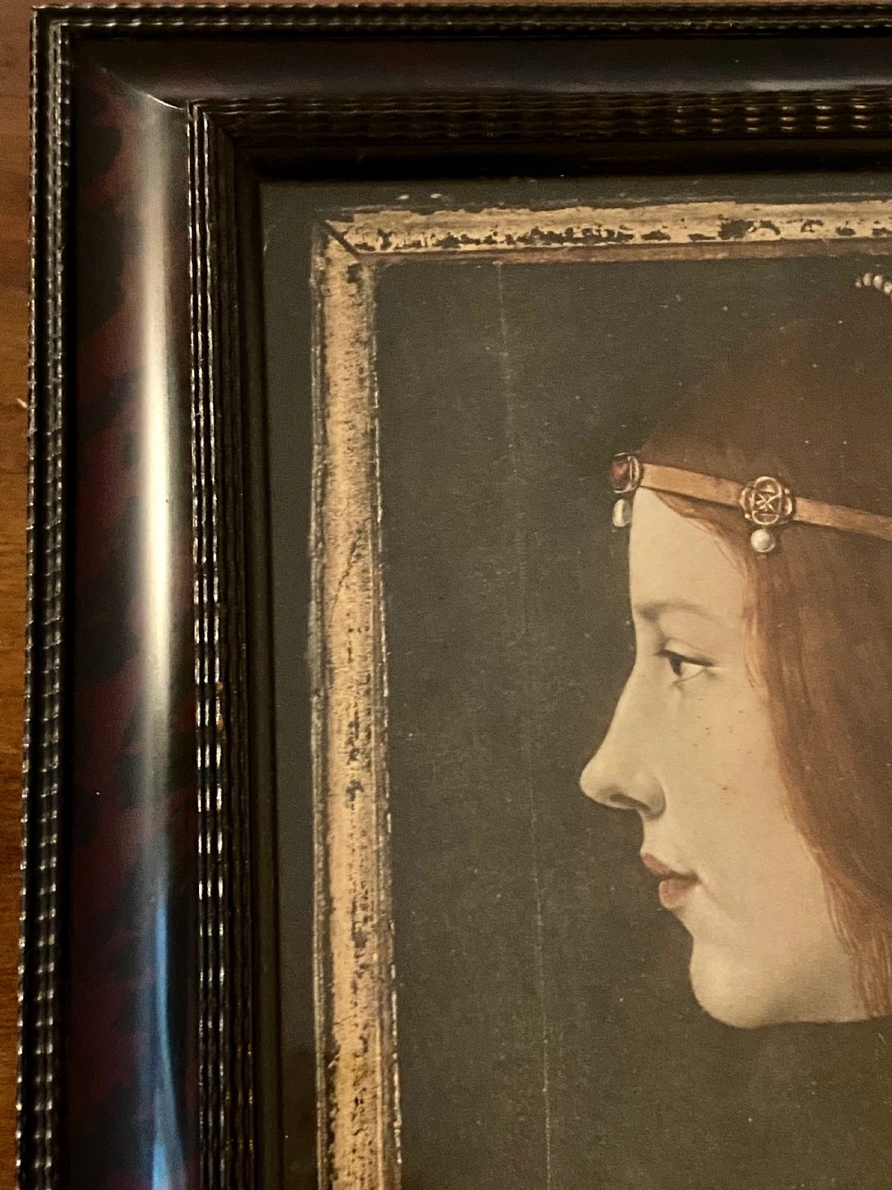 Antique Print of Beatrice d'Este by The Medici Society View VI