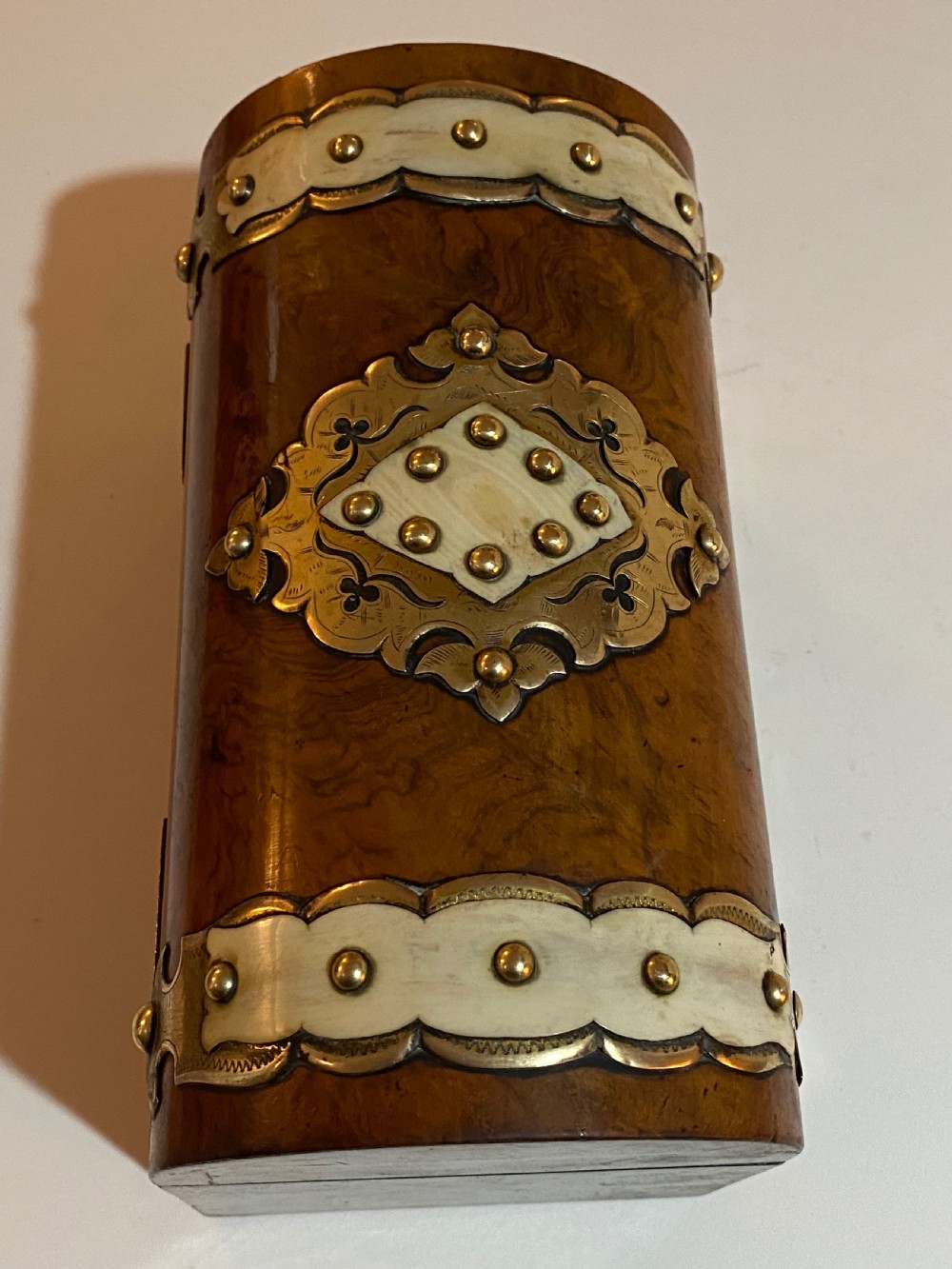 Burr Walnut Tea Caddy View VI