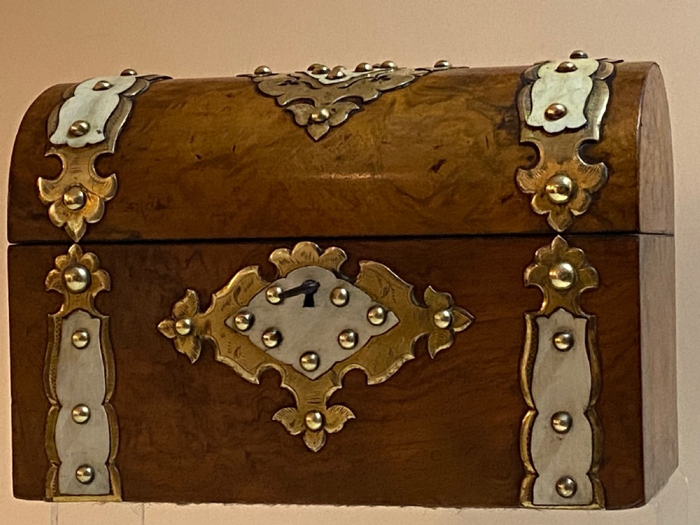 Burr Walnut Tea Caddy View XII