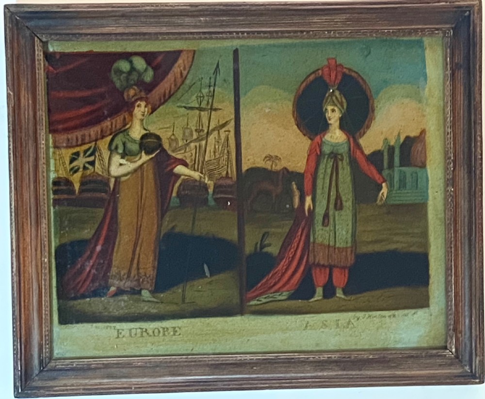 Reverse Painting on Glass