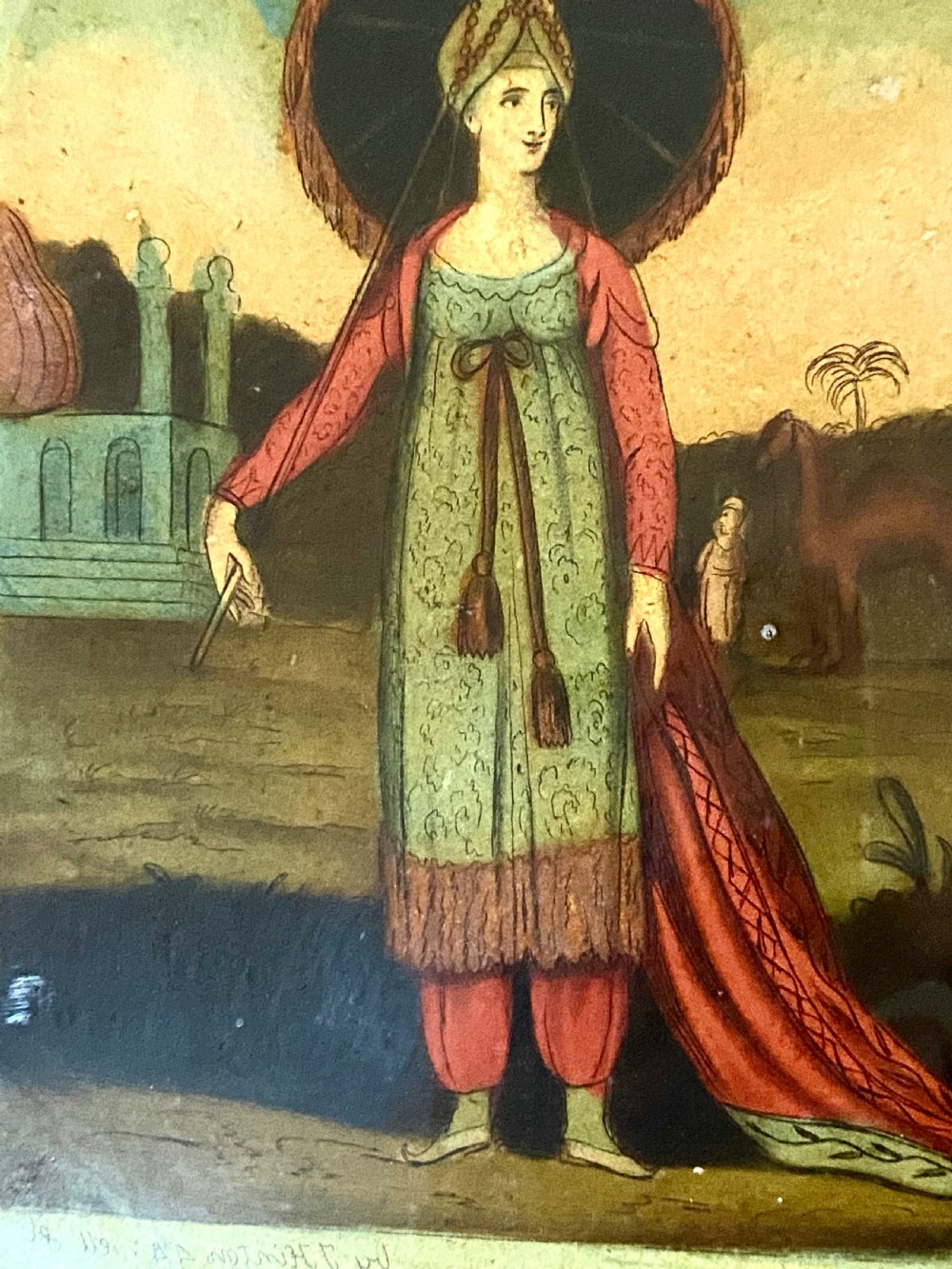 Reverse Painting on Glass View V