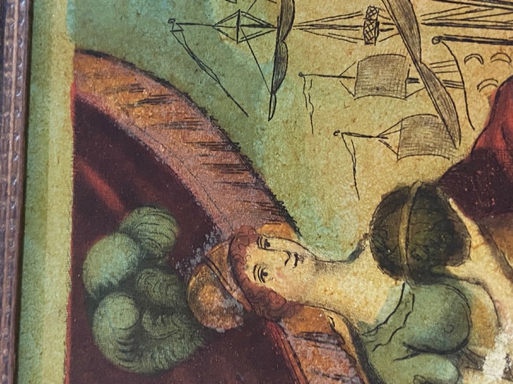 Reverse Painting on Glass View IX