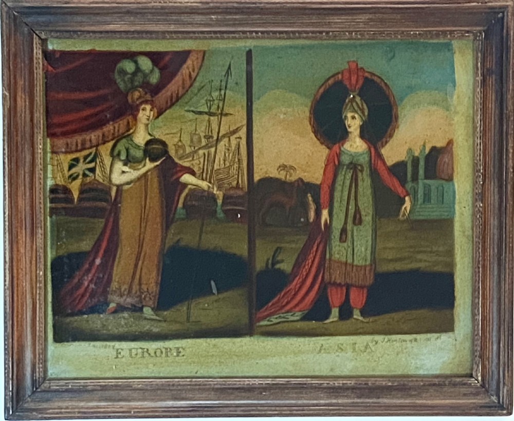 Reverse Painting on Glass View II