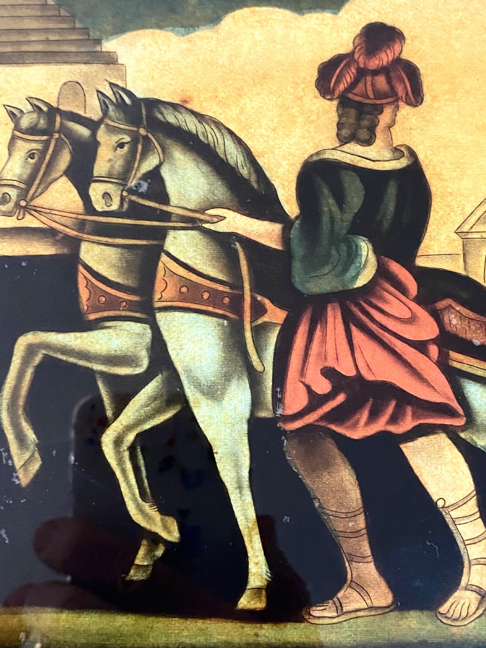 Reverse Painting on Glass View V