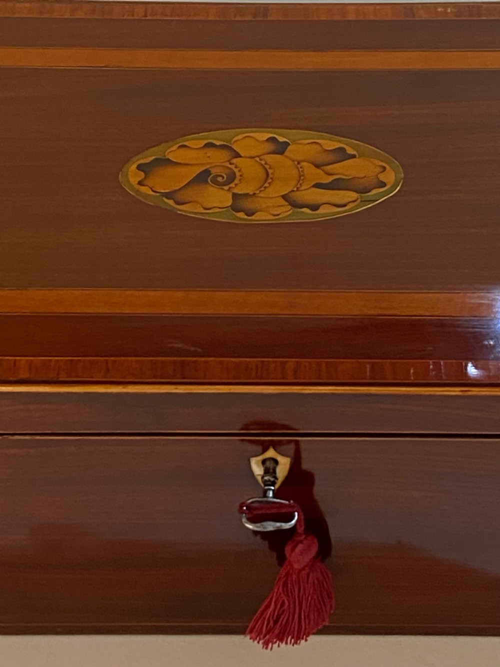 Georgian Mahogany Cross Banded Box View II