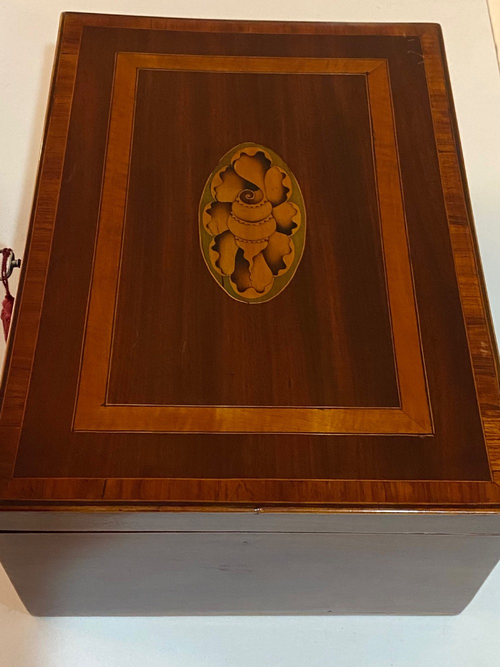 Georgian Mahogany Cross Banded Box View III