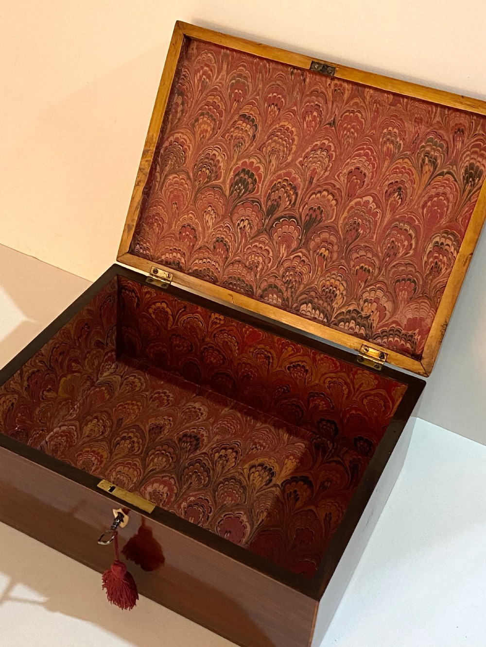 Georgian Mahogany Cross Banded Box View IV