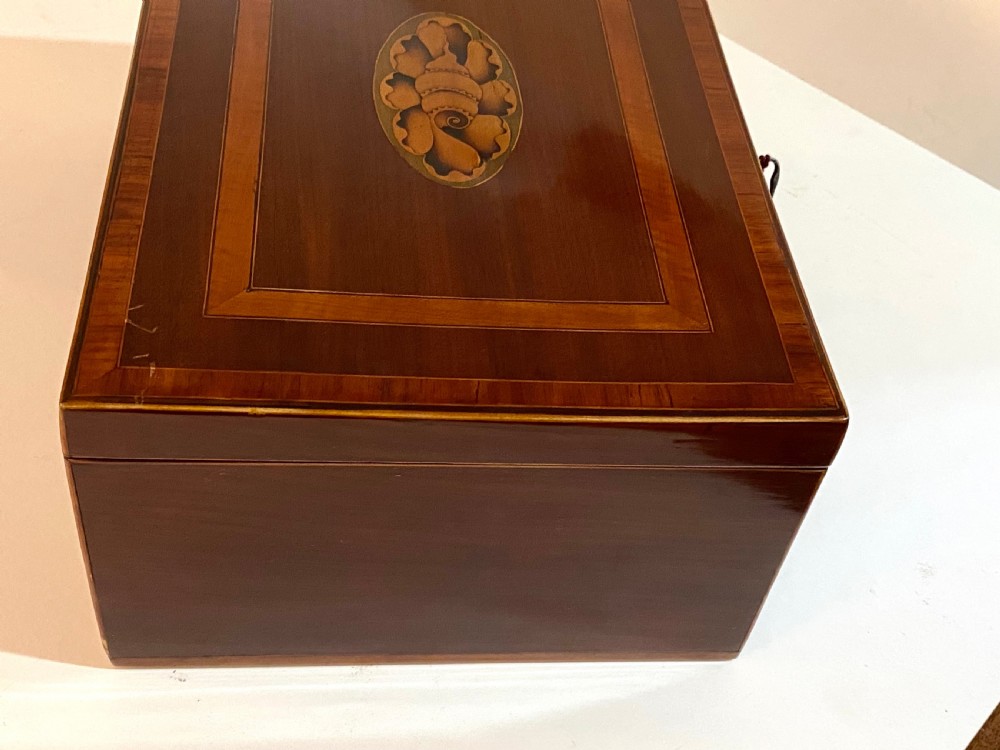 Georgian Mahogany Cross Banded Box View VIII