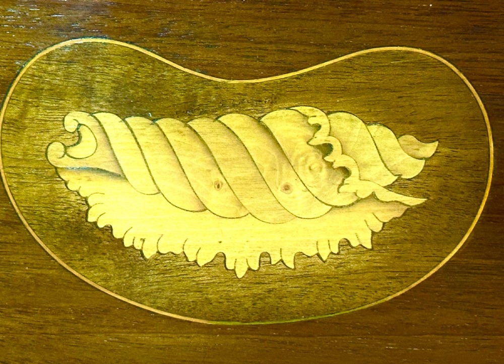 Edwardian Inlaid Mahogany Gallery Tray View V