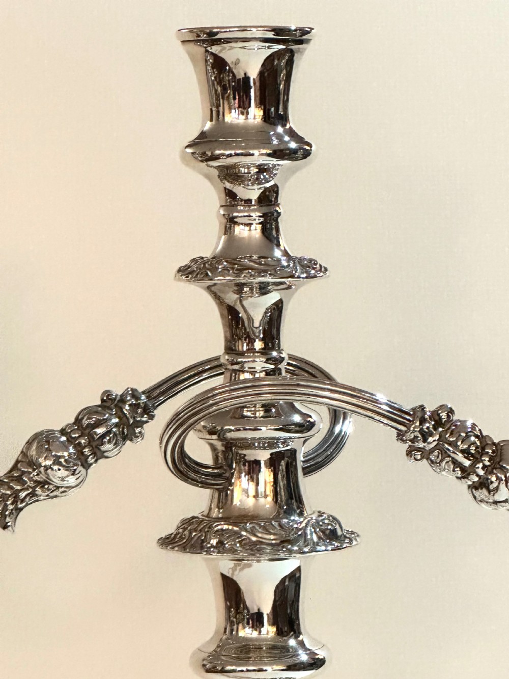 Antique Sheffield Silver Plated Candelabra View VI