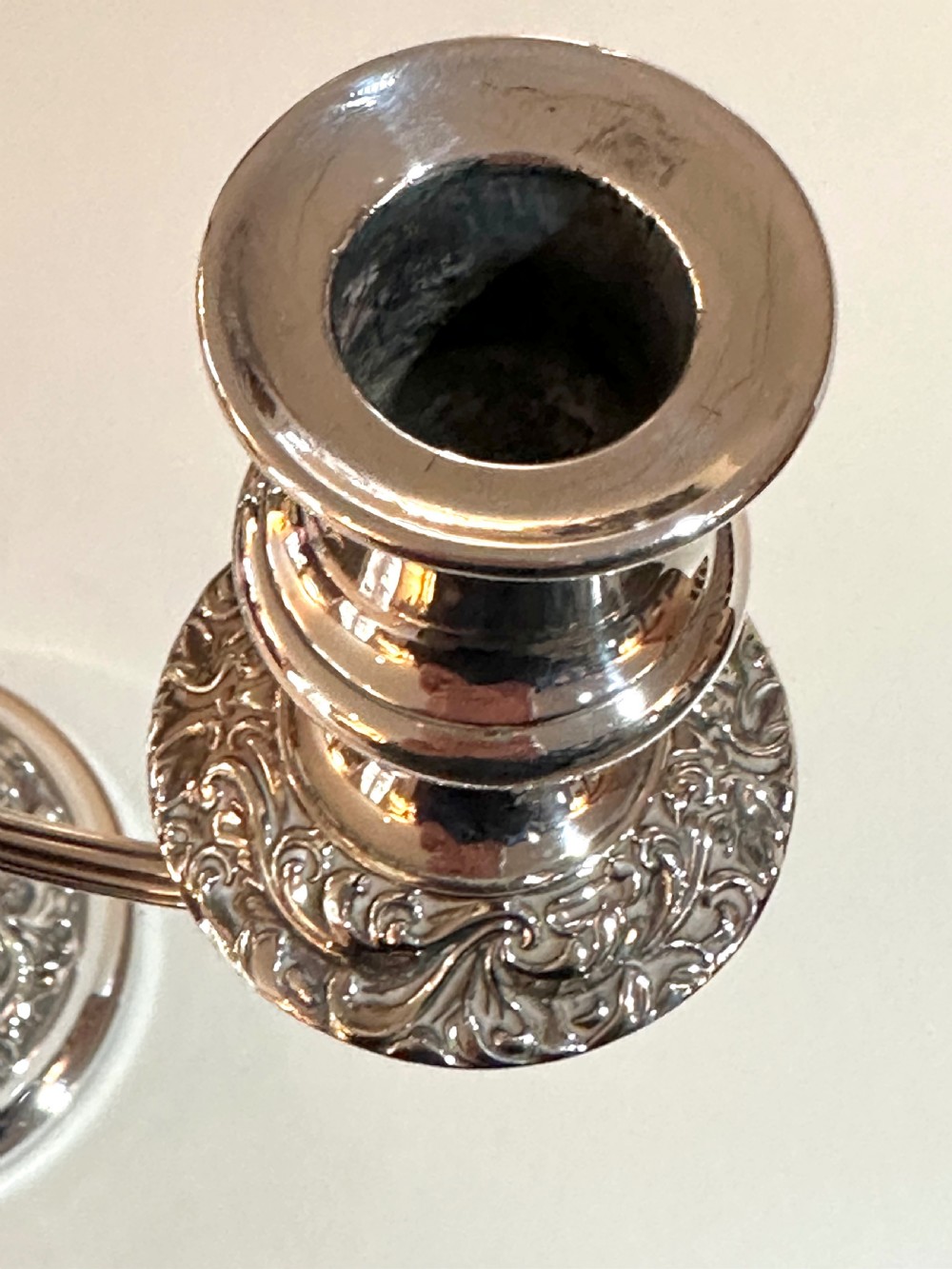 Antique Sheffield Silver Plated Candelabra View IX