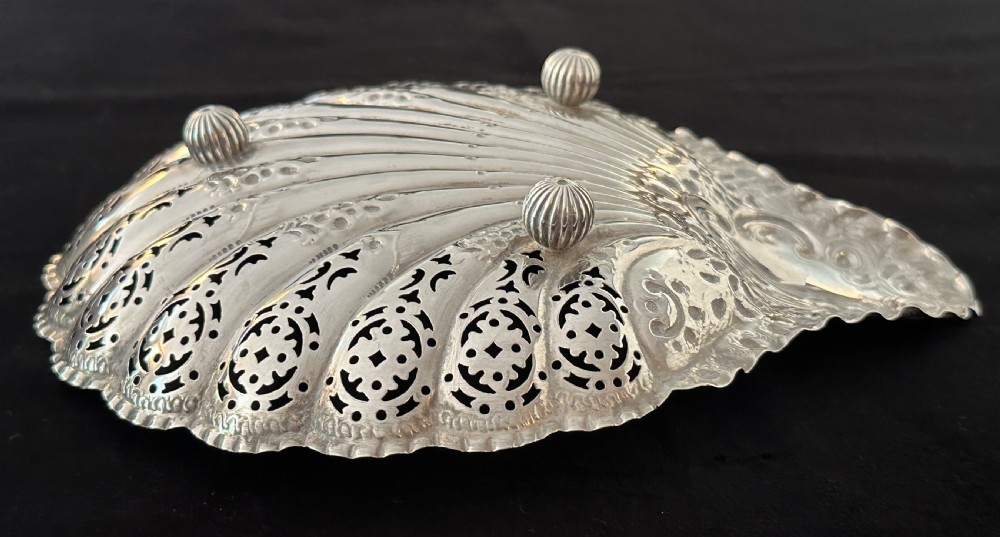 Large Silver Shell Dish View II